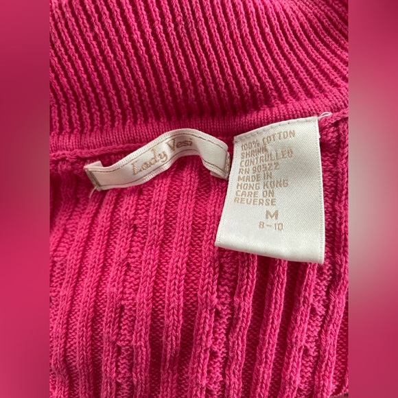 Comfy Turtleneck Pink Bright - Picture 2 of 2